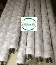 Lõi lọc sợi quấn core inox không rỉ chịu nhiệt